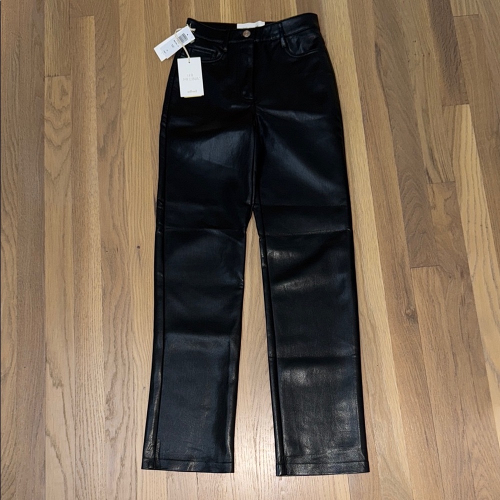 Aritzia Melina Vegan Leather Pants 00